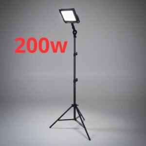 SUPORTE TRIPÉ RECLINÁVEL COM HOLOFOTE DE 200W